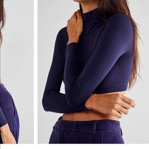 Free people blue top